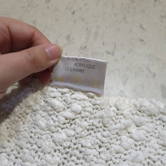 Settabello | Vintage Colorful Abstract Knit short sleeve Sweater - Picture 8 of 10